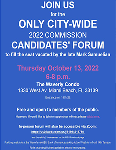 Event flyer for 10/13/2022